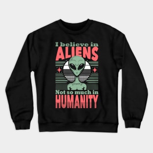 Funny Alien Crewneck Sweatshirt